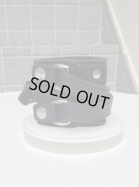 画像2: 【LIMI feu リミフゥ】デザインレザーブレスレット (2)