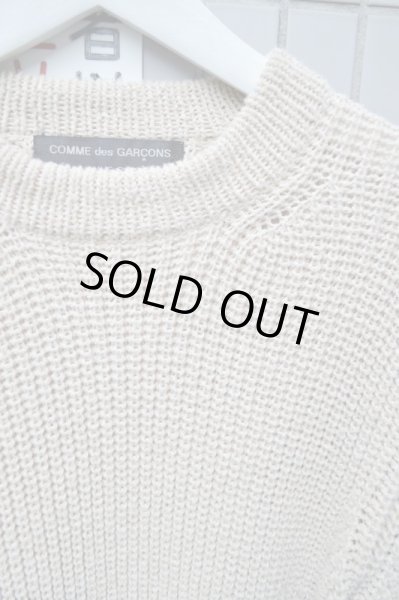 画像3: 【COMME des GARCONS HOMME PLUS コムデギャルソン オム プリュス】ベージュサマーニット (3)