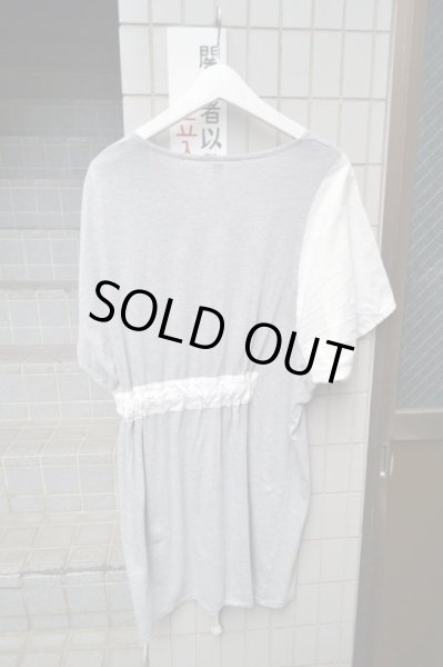 画像2: 【sneeuw スニュウ】切替デザインカットソーワンピ (2)