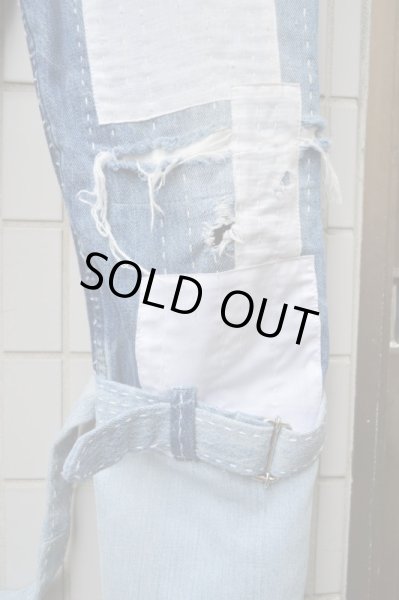 画像4: 【keisuke kanda ケイスケカンダ】ボンテージ手縫いデニムパンツ (4)