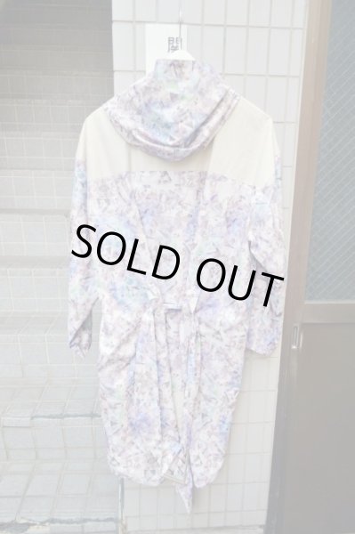 画像2: 【SHIROMA シロマ】グラフィック柄切替デザインフードコート (2)