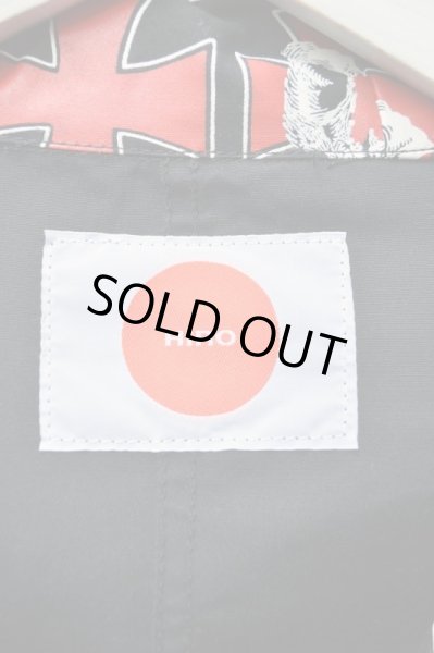 画像4: 【HIRO ヒロ】アイアンクロス柄モッズコート (4)