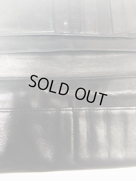 画像6: 【Y's MANDARINA ワイズ マンダリーナ】ダークネイビーレザー長財布 (6)