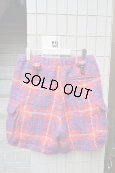 画像2: 【HIRO×YEAH RIGHT ヒロ×イェーライト】モヘアウール地チェック柄ショートパンツ (2)