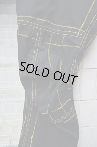 画像4: 【NEMETH ネメス】ペイントライン立体裁断クロップドパンツ (4)