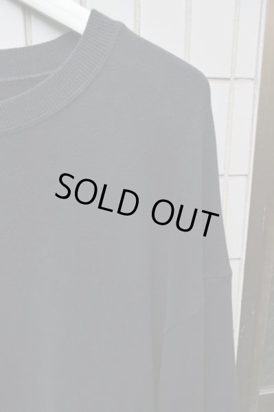 画像4: 【DRESSEDUNDRESSED ドレスドアンドレスド】黒ミニマルビッグスウェット (4)