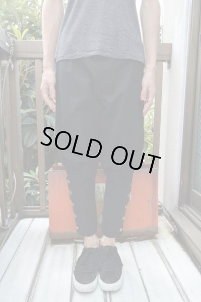 画像5: 【LIMI feu リミフゥ】黒ジョッパーズパンツ (5)