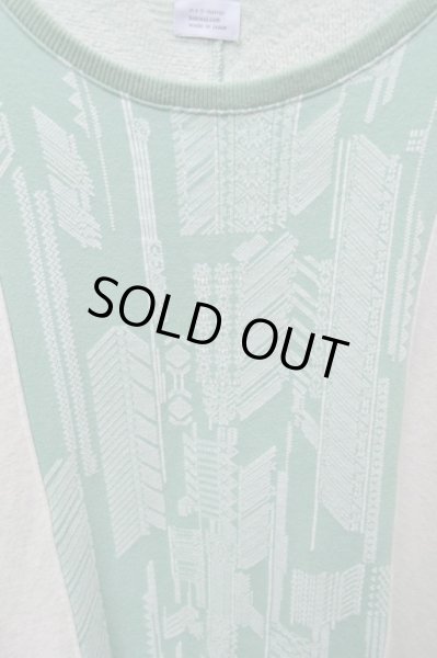 画像3: 【ハトラ hatra】ジャガード柄切替スウェット (3)