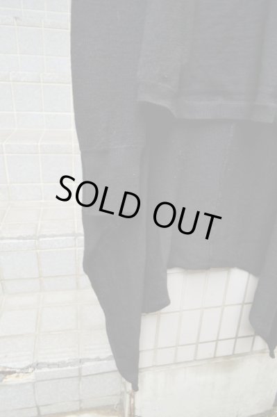 画像4: 【SUN SEX AND SEE BY STOF サン セックス シーバイ ストフ】アシンメトリーデザインニット (4)