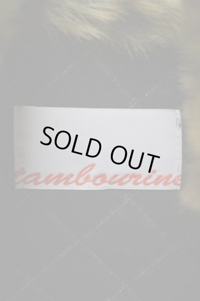 画像7: 【NOZOMI ISHIGURO tambourine ノゾミイシグロ タンバリン】ファー襟キルティングライダースジャケット (7)