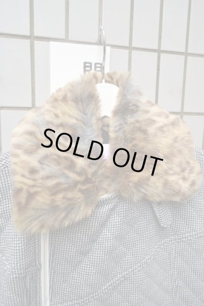 画像5: 【NOZOMI ISHIGURO tambourine ノゾミイシグロ タンバリン】ファー襟キルティングライダースジャケット (5)