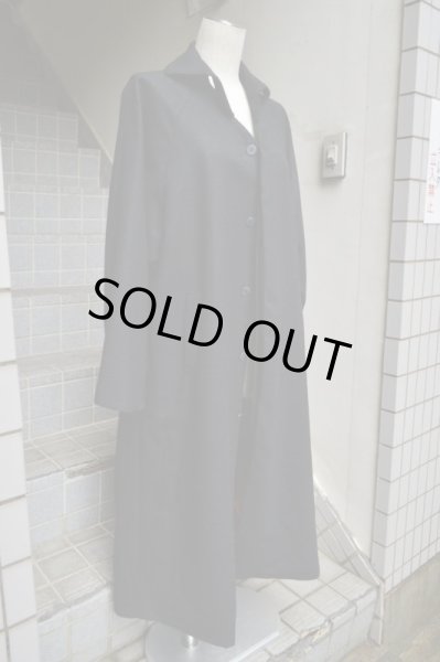 画像7: 【ka na ta カナタ】黒ウール地羽織りコート (7)