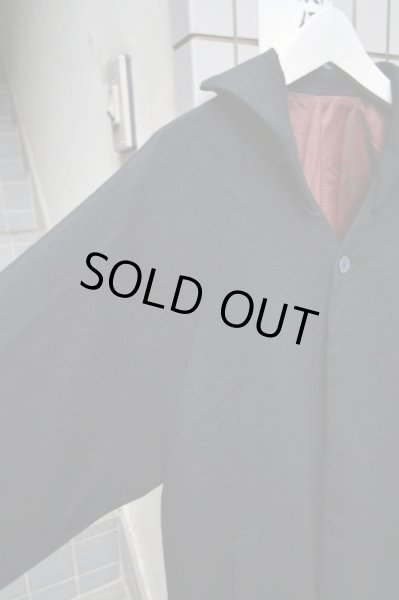 画像3: 【ka na ta カナタ】黒ウール地羽織りコート (3)