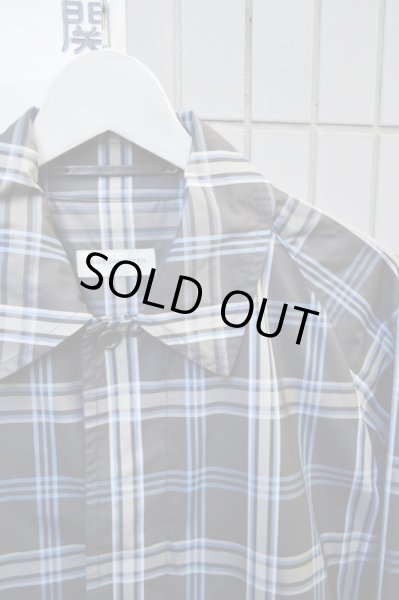 画像4: 【DRIES VAN NOTEN ドリスヴァンノッテン】チェック柄ステンカラーコート (4)