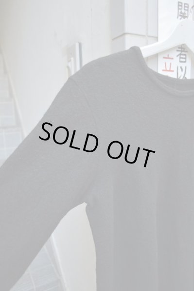 画像4: 【DRESSEDUNDRESSED ドレスドアンドレスド】黒ウール地ロングスリーブトップス (4)