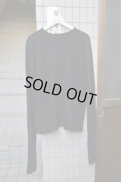 画像2: 【DRESSEDUNDRESSED ドレスドアンドレスド】黒ウール地ロングスリーブトップス (2)