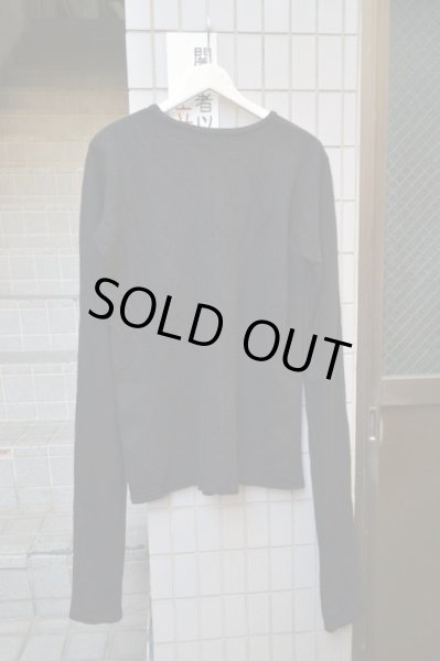 画像3: 【DRESSEDUNDRESSED ドレスドアンドレスド】黒ウール地ロングスリーブトップス (3)