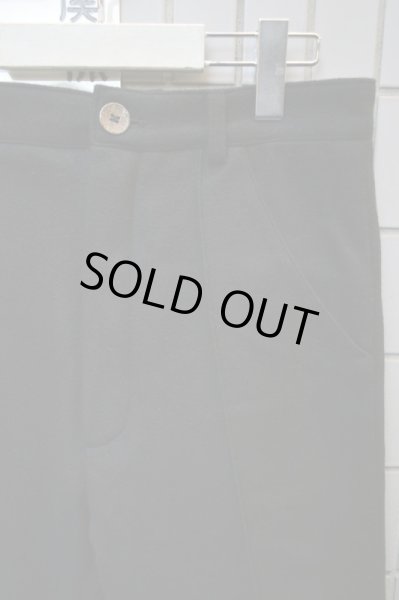 画像3: 【J’AI MAL A LA TETE ジェマララテート】黒メルトンウール地パンツ (3)