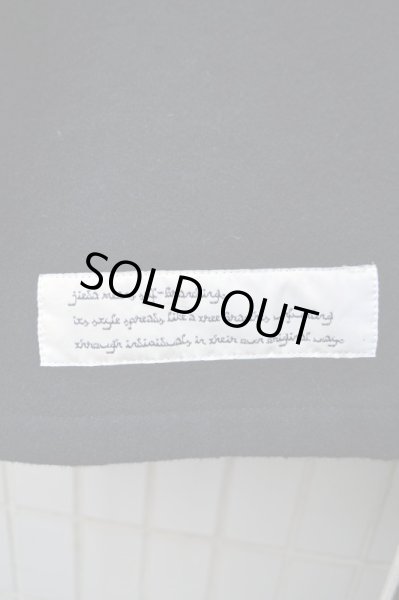 画像5: 【JIeDa ジエダ】黒ウール地×レザードッキングデザインショートパンツ (5)