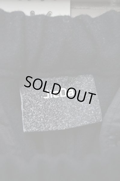 画像7: 【JIeDa ジエダ】黒ウール地×レザードッキングデザインショートパンツ (7)