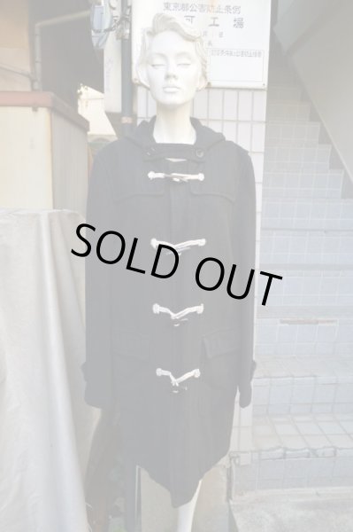 画像5: 【COMME des GARCONS HOMME PLUS コムデギャルソン オム プリュス】黒ウール地ダッフルコート (5)