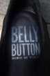 画像6: 【BELLY BUTTON ベリーボタン】黒ヌバックレザー厚底バレリーナシューズ (6)