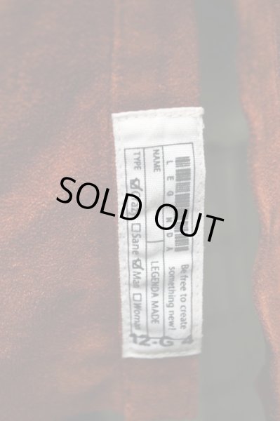 画像4: 【LEGENDA レジェンダ】スウェードマオカラー長袖シャツ (4)