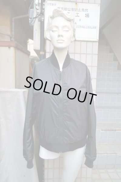 画像5: 【LAD MUSICIAN ラッドミュージシャン】黒ミニマルMA-1ジャケット (5)