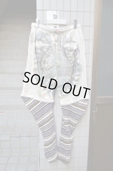 画像2: 【bodysong. ボディーソング】2waysコモンスリーブ切替スウェットパンツ (2)