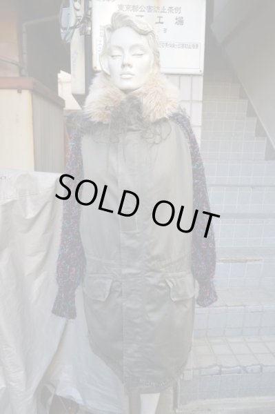 画像7: 【Yan na Maury ヤンナモーリー】リメイクデザインモッズコート (7)