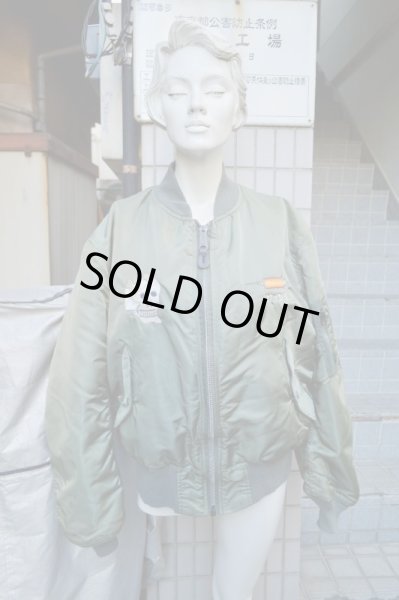 画像7: 【John's by JOHNNY ジョンズバイジョニー】カーキ刺繍MA-1ジャケット (7)