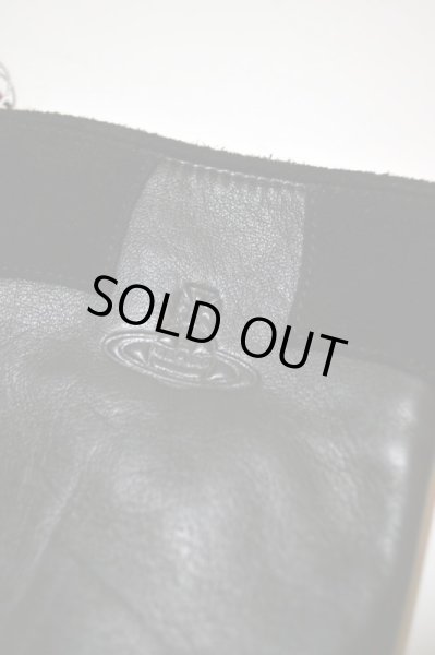 画像3: 【Vivienne Westwood ヴィヴィアンウエストウッド】黒ラムレザー手袋 (3)