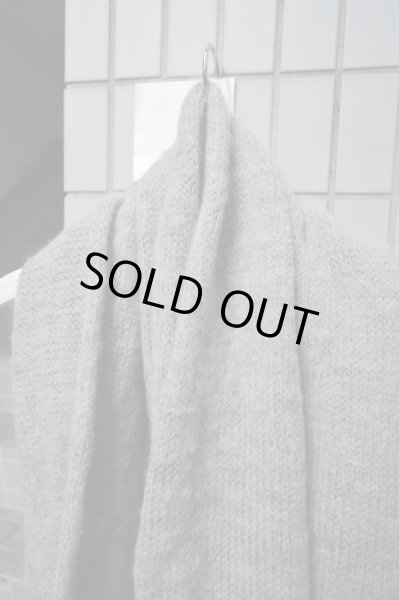 画像3: 【ka na ta カナタ】グレーベージュウール地マフラー (3)