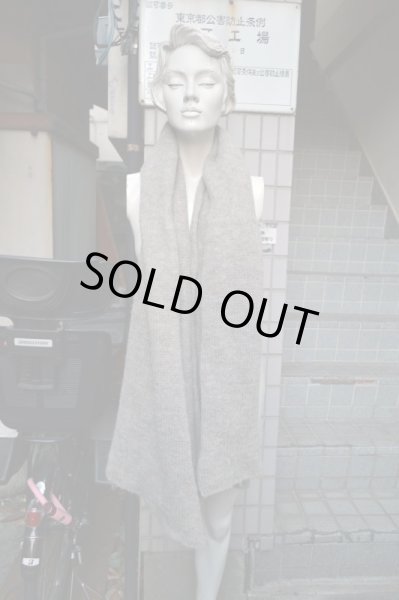 画像5: 【ka na ta カナタ】グレーベージュウール地マフラー (5)