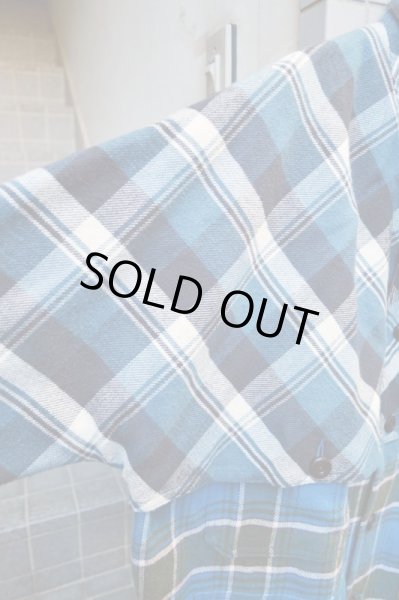 画像5: 【JUVENILE HALL ROLLCALL ジュベナイル ホール ロールコール】ヘビーネルチェック柄切替オーバーサイズジャケット (5)