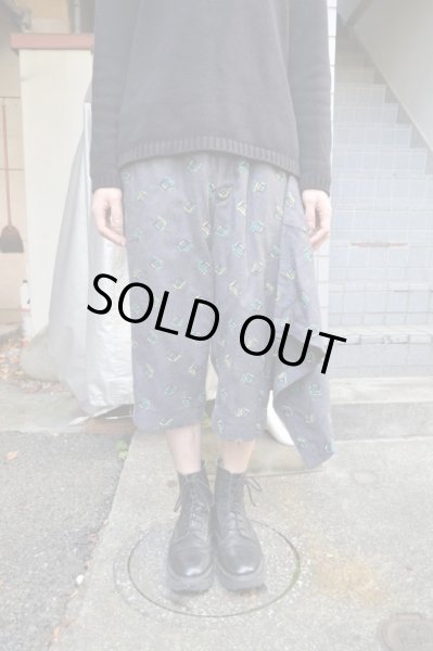 画像8: 【JUVENILE HALL ROLLCALL ジュベナイル ホール ロールコール】PC柄刺繍ウール地エプロンパンツ (8)