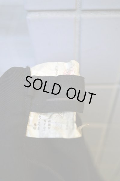 画像5: 【COMME des GARCONS コムデギャルソン】黒ポリ縮絨吊りスカート (5)