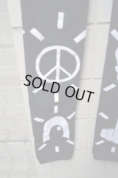 画像3: 【Daniel Palillo ダニエルパリッロ】黒柄レギンスタイツ (3)