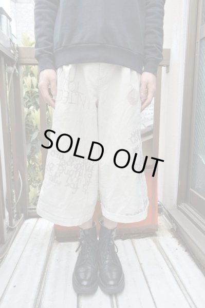 画像6: 【NOZOMI ISHIGURO tambourine ノゾミイシグロ タンバリン】プリントガウチョパンツ (6)