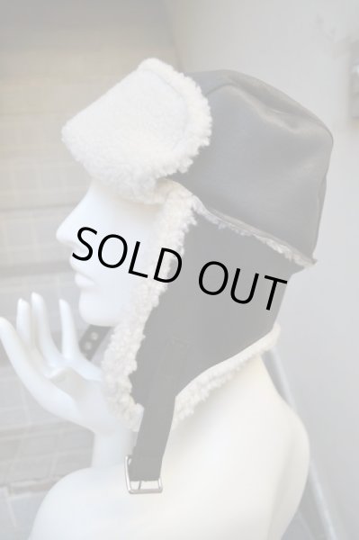 画像2: 【SUB-AGE サベージ】レザーフライトキャップ (2)