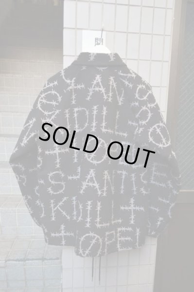 画像3: 【KIDILL キディル】有刺鉄線柄コーチジャケット (3)