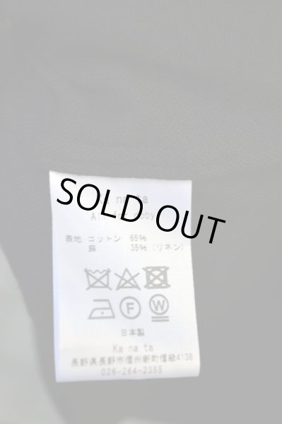 画像5: 【ka na ta カナタ】スタンドカラーコットン×リネンシャツ (5)