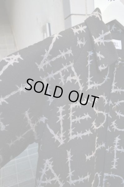 画像4: 【KIDILL キディル】有刺鉄線柄コーチジャケット (4)