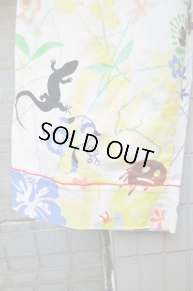 画像4: 【NOZOMI ISHIGURO tambourine ノゾミイシグロ タンバリン】総柄ワイドイージーパンツ (4)