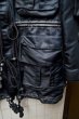 画像5: 【BUCCAL CONE バッカルコーン】黒ポケット装飾デザインフードコート (5)