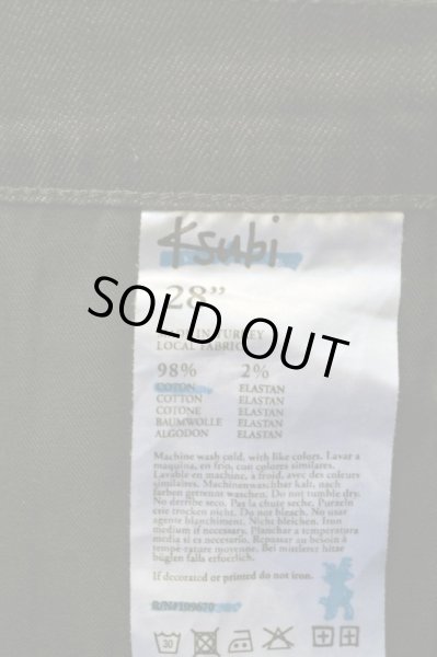 画像6: 【KSUBI スビ】GEE GEE PRE-LOVED BLACK USED加工デニムスキニーパンツ (6)