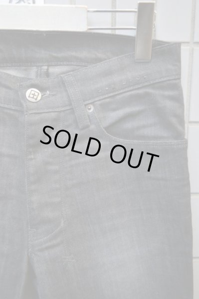 画像3: 【KSUBI スビ】GEE GEE PRE-LOVED BLACK USED加工デニムスキニーパンツ (3)