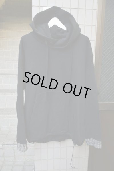 画像2: 【Dulcamara ドゥルカマラ】ボリュームネックプルオーバースウェットパーカー (2)