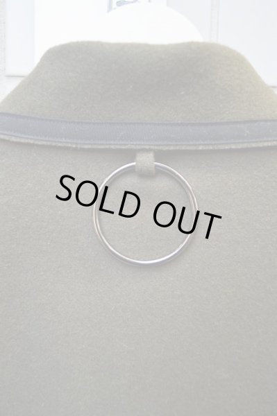 画像5: 【JUVENILE HALL ROLLCALL ジュベナイル ホール ロールコール】カーキテーピング装飾メルトンPコート (5)