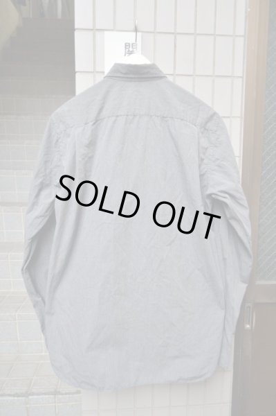 画像3: 【COMME des GARCONS HOMME PLUS コムデギャルソン オム プリュス】グレーフリル装飾長袖シャツ (3)